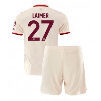 Camiseta Bayern Munich Konrad Laimer #27 Tercera Equipación para niños 2024-25 manga corta (+ pantalones cortos)